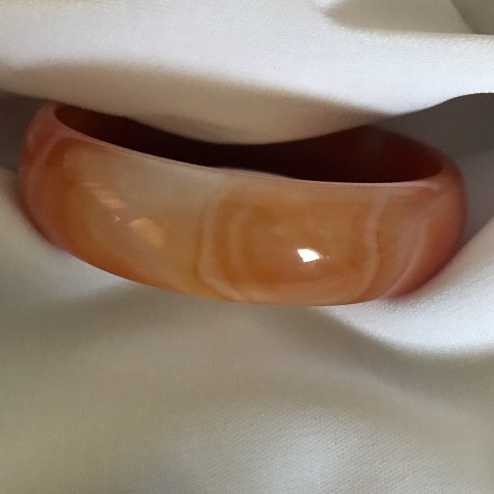 Red Jade Bangle - Picture 3 of 7